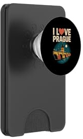I Love Prague Architectural Beauty PopSockets PopWallet for MagSafe