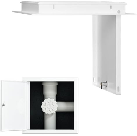1-teiliges Zugangspanel Mit Aluminiumrahmen, Trockenbau-verdeckt Zugangstür Für Sanitäranlagen, Revisionsklappen Abschließbar Für Elektrik, Sanitär Und Leitungen(8x22in/20.3x55.9cm)