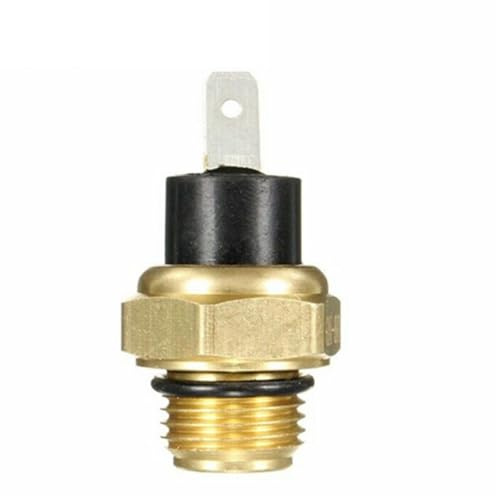 Termostatos para Coche, Interruptor del termostato del Ventilador del radiador de Motocicleta Dorado, Sensor de Temperatura del Agua para Honda VT750 VT1100 y Shadow VF750