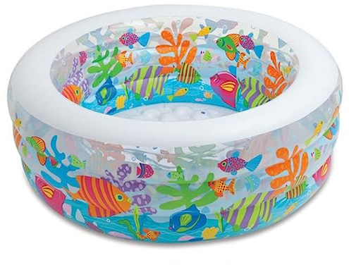 IWENZHKPA Piscina Gonfiabile Piscina Gonfiabile Easy Set Pool Senza Filtro Rotonda E per Bambini Laghetto per Pesci Pool
