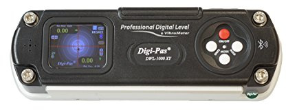 Digi-Pas DWL 3000XY Bluetooth - Digitale 2-Achsen Maschinen-Wasserwaage mit Genauigkeit 0,01°