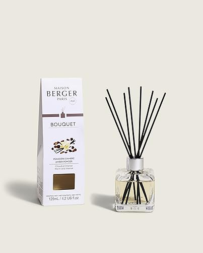 Profumo Berger, Profumo per Ambiente, in cubo Trasparente, Trasparente, Cube POUSSIÈRE D'AMBRE Transparent
