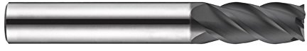 Dormer S6125.0 Schaftfräser, Diamantbeschichtung, HM, Kopfdurchmesser 5 mm, Nutenlänge 15 mm, Gesamtlänge 50 mm