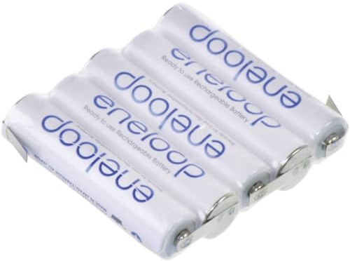 NiMH Panasonic 133605 - Confezione di batterie ricaricabili 5 x LR3 (AAA) 6 V 750 mAh