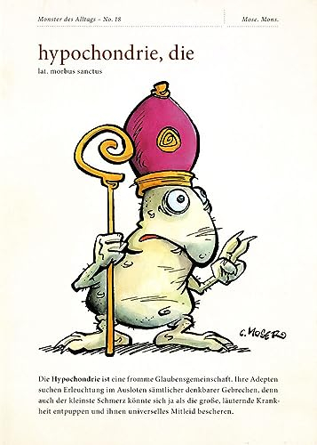 Postkarte MONSTER DES ALLTAGS von modern times +++ DIE HYPOCHONDRIE +++ ARTCONCEPT © MOSER, Christian