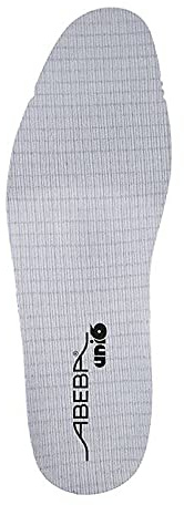 ABEBA 350122 EINLEGESOHLEN Austauschbare Innensohle Soft Comfort, Mittel, Grau, Größe 45