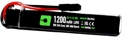 NUPROL Power - 11.1v LiPo 1200mAh 3S Mini Tamiya [Rate 20C @ 24A] [Burst 40C @ 48A] - Stick