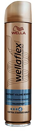 Wella Wellaflex Instant Volume Boost Haarspray für extra starken Halt und sofort doppeltes Volumen, 6er Pack (6 x 250 ml)