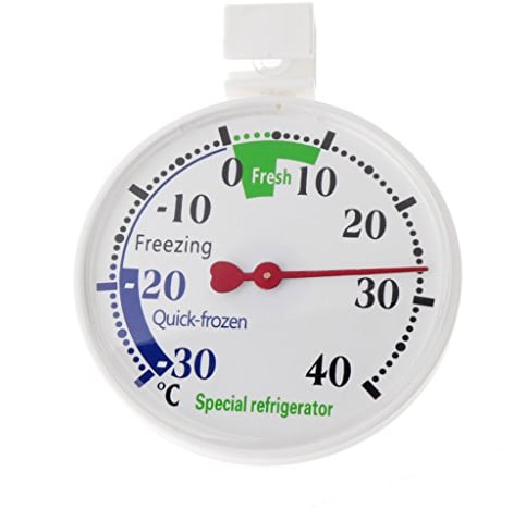 Cuigu Thermometer für Kühlschrank und Gefrierschrank, Temperaturanzeige für den Hausgebrauch