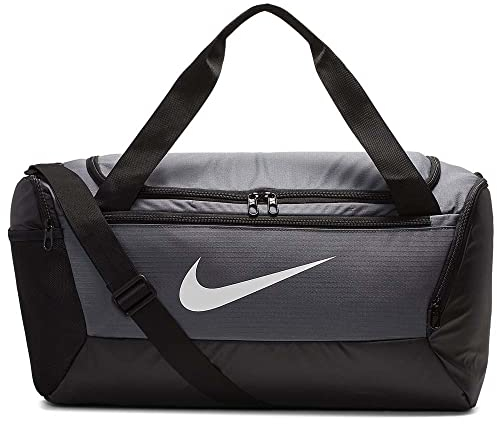 Nike Brasilia Carry-On Luggage, Flint Grey/Black/White, One Size