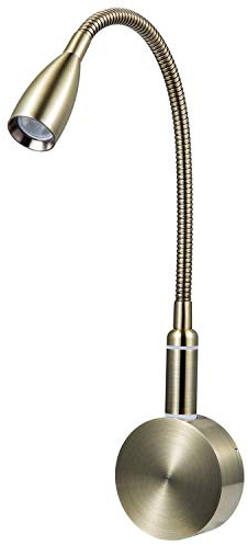 Meanyee tactile dimmable interrupteur mural lampe de lecture led lampe de chevet/lumières pour la lecture livre au lit (indicateur (bronze))