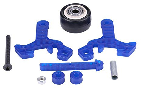 RC Auto Anti Roll Rad, Wheelie Bar für HSP 94108/94111/94188, Anti Roll Rad kompatibel für RC Auto Framework 1:10, verbessert Stabilität für Rennsport, Drift und Trickmanöver