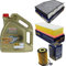Filter Set Inspektionspaket 5 Liter Motoröl EDGE Titanium FST 5W-30 LL SCT Germany Innenraumfilter Luftfilter Ölfilter