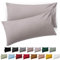 Blumtal Fundas de Almohada 50x70 cm (Juego de 2) - Fundas de cojín de Microfibra para sofá con Cierre de Sobres, Extra Suaves y Lavables, Certificado Oeko-Tex - Gris Claro