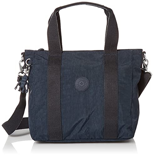 Kipling Damen Asseni Tote Bag Mini-Tragetasche, Blue Bleu 2