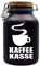 Spardose Kaffeekasse Geld Geschenk Idee Schwarz XXL