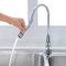 Hosuho Drehbarer Wassersprudler Küche, Wasserhahn, um 360 Grad drehbarer WasserSchwenkhahn Badezimmer, Küche, WasserhahnDüse, Filteradapter, Wassersparfilter, Sprühgerät