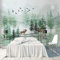 Benutzerdefinierte Wandtapete 3D Handgemalte Waldlandschaft Hirsch Foto Tapete Wohnzimmer TV-Sofa Schlafzimmer Hintergrundwand Fresko 430 cm (L) × 300 cm (H)