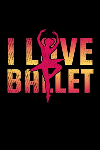 Ballett: Notizbuch (120 Seiten, 15x23cm, gepunktet) Dotted Bullet Grid Tagebuch Journal