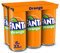 Fanta Soda orange aux aromes naturels - Le pack de 6 canettes de 33cl