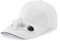 Solar Panel Powered Adjustable Cooling Fan Hat Cap Women Men Summer Camping Visor Baseball UK (White Hat)