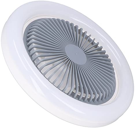 Ventilatore da soffitto senza lama, ventilatore da soffitto con luce a pale invisibili LED 30W per camera da letto