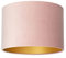 Uniqq Pantalla terciopelo rosa Ø 35 cm - 20 cm de alto