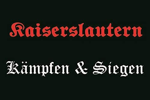 U24 Aufkleber Kaiserslautern Kämpfen & Siegen Flagge Fahne 8 x 5 cm Autoaufkleber Sticker
