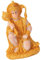SEWACC Hindu Gott Lord Flying Hanuman Statue Gold Figur Indien Idol Murti Pooja Skulptur Yoga Meditation Kit Spirituelle