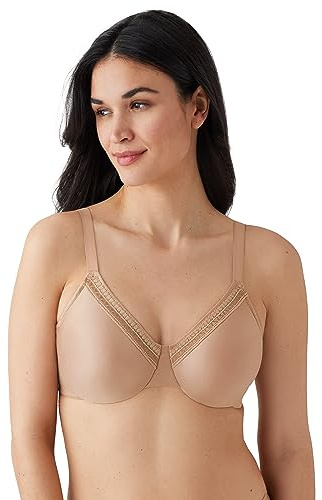 Wacoal Women's Perfect Primer Underwire Bra Full Coverage, Opaque, Roebuck, 34E