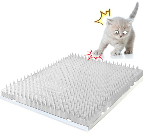 Aocoray 14 Pack Scat Mats for Cats - 16 x 13 Inch Cat Deterrent Mat with Humane Spike, Cat Repellent Mat for Indoor Outdoor, Perfect Pet Training Mats All Season Use