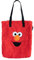 Grupo Erik Tote Bag Einkaufstasche Elmo Sesamstrasse - Leichte Tragetasche Stofftasche Offizieller Sesamstrasse Fanartikel