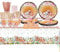 Jungle Safari Party Decorations Tableware Set - Hysagtek 129PCS Baby Shower Paper Plates Cups and Napkins Straws Tablecloth Kids Birthday Animal Theme Party Dinnerware Supplies(16 Guests)