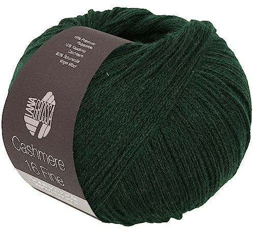 LANA GROSSA Cashmere 16 Fine | Aus Kaschmir- und Merinowolle | Handstrickgarn aus 80% Schurwolle (Merino extrafine), 10% Kaschmir & Polyamid | 50g Wolle zum Stricken & Häkeln | 320m Garn FB 53