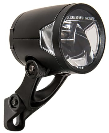 Herrmans MR8 e-Bike Bicycle Light 180 Lumens Black Front Fork and Stem (Book with Tab) 6-12 V – Sold in Box