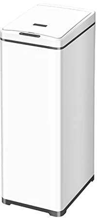 TEmkin Bote de basura de inducción inteligente, papeleras de almacenamiento de gran tamaño para hogar comercial, Hotel, oficina, vestíbulo, aeropuerto, cocina inteligente