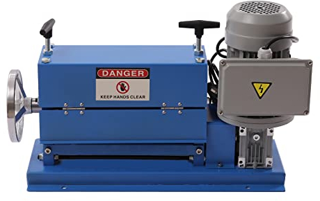 CE Automatic Cable Stripping Machine Electric Cable Stripper Wire Stripping Machine Stripping Cable Portable Scrap Strip Copper Recycling Machine with 11 Channels, 1.5mm-38mm, 1400r/min