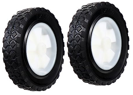 SUPVOX 2pezzi Ruote Piene Per Tosaerba Da Ruote Mute Per Macchine Da Giardino Ricambi Per Tagliaerba Design Antiscivolo Con Texture