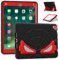 AKABEILA Funda Compatible con Tablet Apple iPad 9.7 5ª/6ª (2017/2018)/iPad Air 2/iPad Pro 9.7 Ligera a Prueba de Golpes Resistente Funda Protectora con Soporte para niños bebés Negro y Rojo