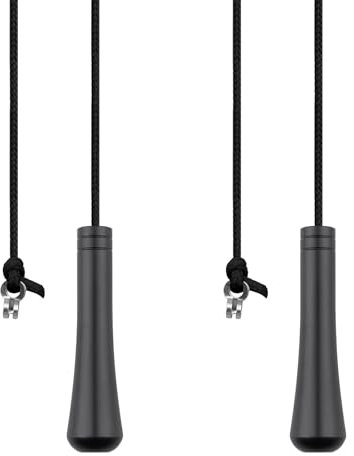 TXErfolg 2Pcs Bathroom Light Pull Cord 5.8cm Pull Cord Handle with 150cm Cord Connector Teardrop Pull Cord Light Switch Black Light Pull Handle for Bathroom Toilet Light Ceiling Light Fan