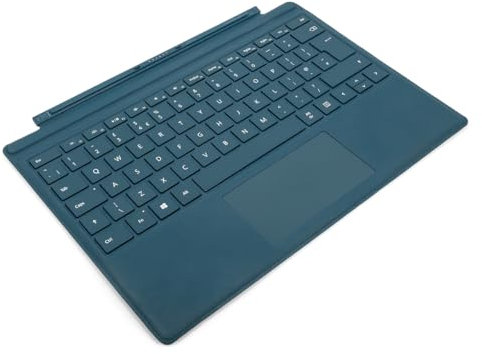 Microsoft Surface Pro Type Cover (per Surface Pro 4-7) (QWERTY English) Verde acqua (Ricondizionato)