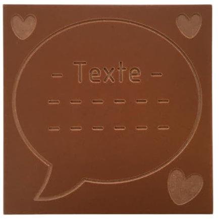 Les cartes à croquer | Bulle coeur saint valentin anniversaire | Tablette chocolat personnalisé avec votre texte | Chocolat au choix lait ou noir ou blanc | fete des pères mères