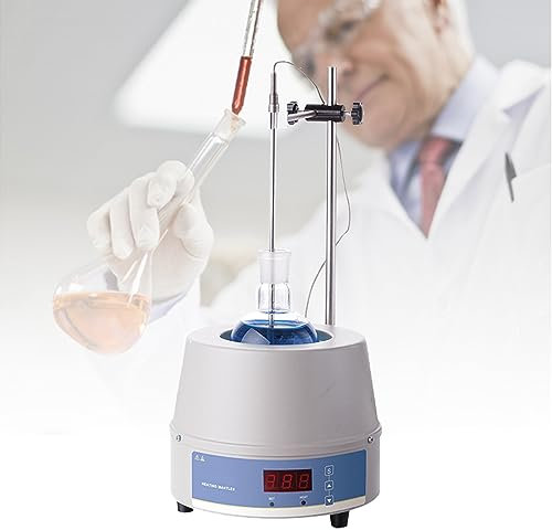 Lab Constant Temperature Heating Mantle Equipment, with Thermal Regulator - 380℃ Max Heating Temperature, for Heating Liquids in Industry, Research and Other Fields,HMC-2000ml