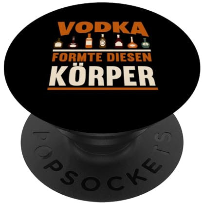 Alkohol Wodka Party Vodka Formte Diesen Körper PopSockets mit austauschbarem PopGrip