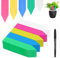 Pflanzenschilder, 500 Stk Stecketiketten, Pflanzenschilder zum Beschriften, Wetterfest Gartenetiketten, Pflanzen Beschriftung + Pen, Garten Pflanze Etiketten zur Kennzeichnung des Keimlingswachstums