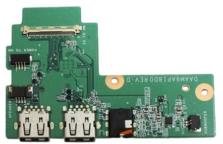 HSSDTECH USB-Ladegerät Jack Dock Port Socket für Dell Inspiron 15 7559 | USB-Sekundärkarte