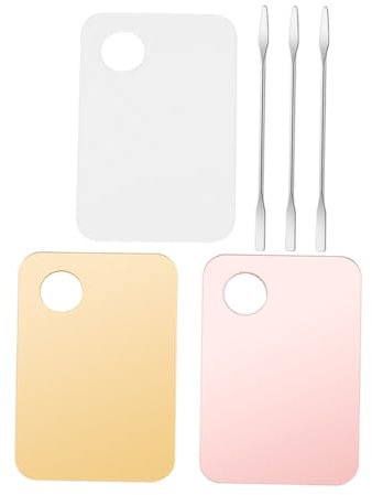 Vaguelly 3Sets Palette Per Spatole Per Miscelazione Colori e Creazione Per Personale