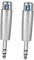 FUNNETOYU 2Pièces Adaptateur XLR à Broches de Convertisseur Audio Nickelé pour Microphone et Haut Parleurs Externes