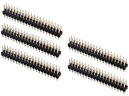 5pcs Break Away 0 1 2x20-Pin Streifen Männliche Header Für GPIO Controller GamePad Switch Ersatzdarsteller Reparaturzubehör Kit Game Konsolenhalter Joystick Lite