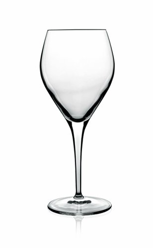 Luigi Bormioli Large White Wine Glasses Set of 4 - Riesling Crystal Wine Glasses 450ml, Ultra Clear & Durable Dishwasher Safe Glassware with Titanium Reinforced Stems, Gift Box Included, Made In Italy